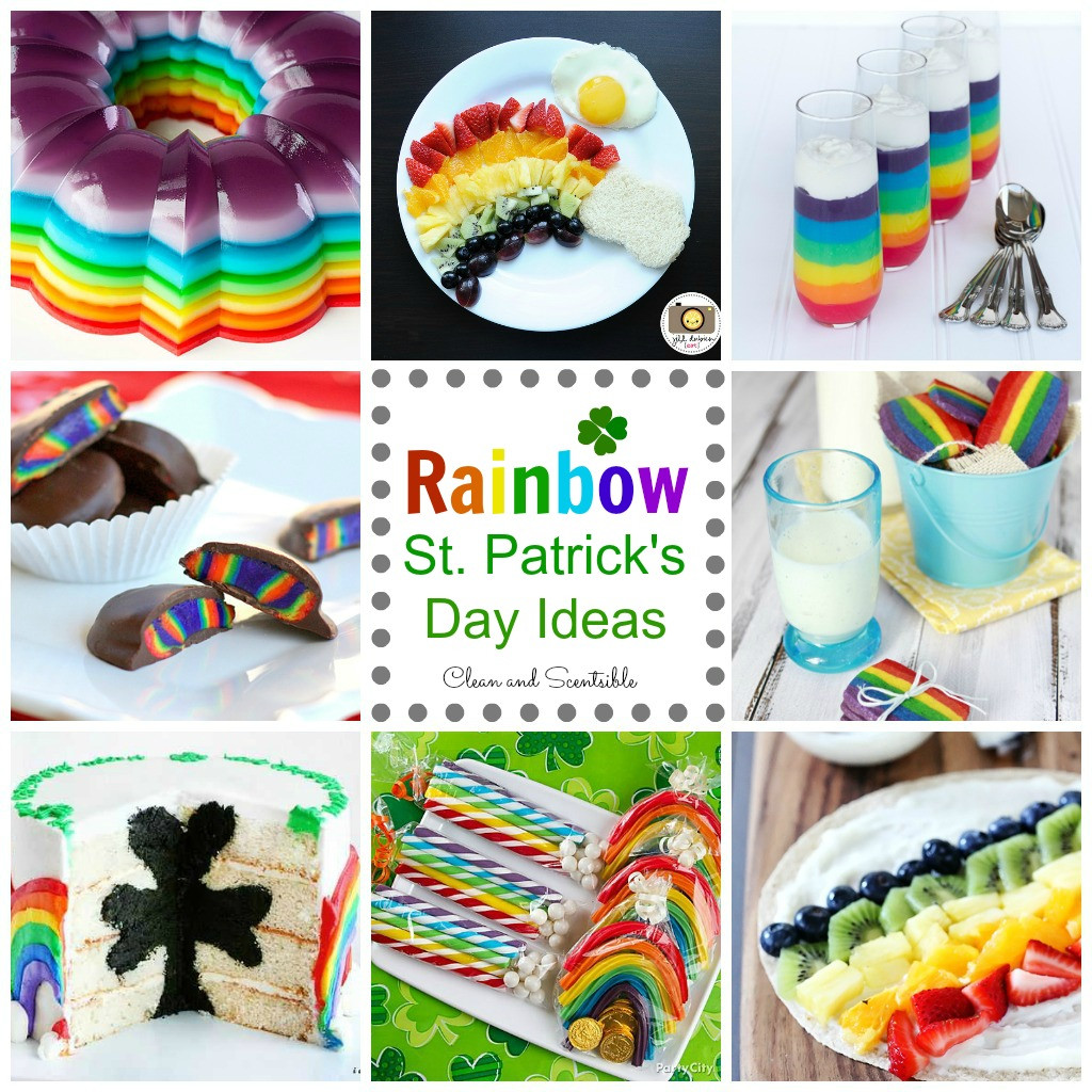 Ideas For St Patrick's Day
 St Patrick s Day Rainbow Food Ideas Clean and Scentsible