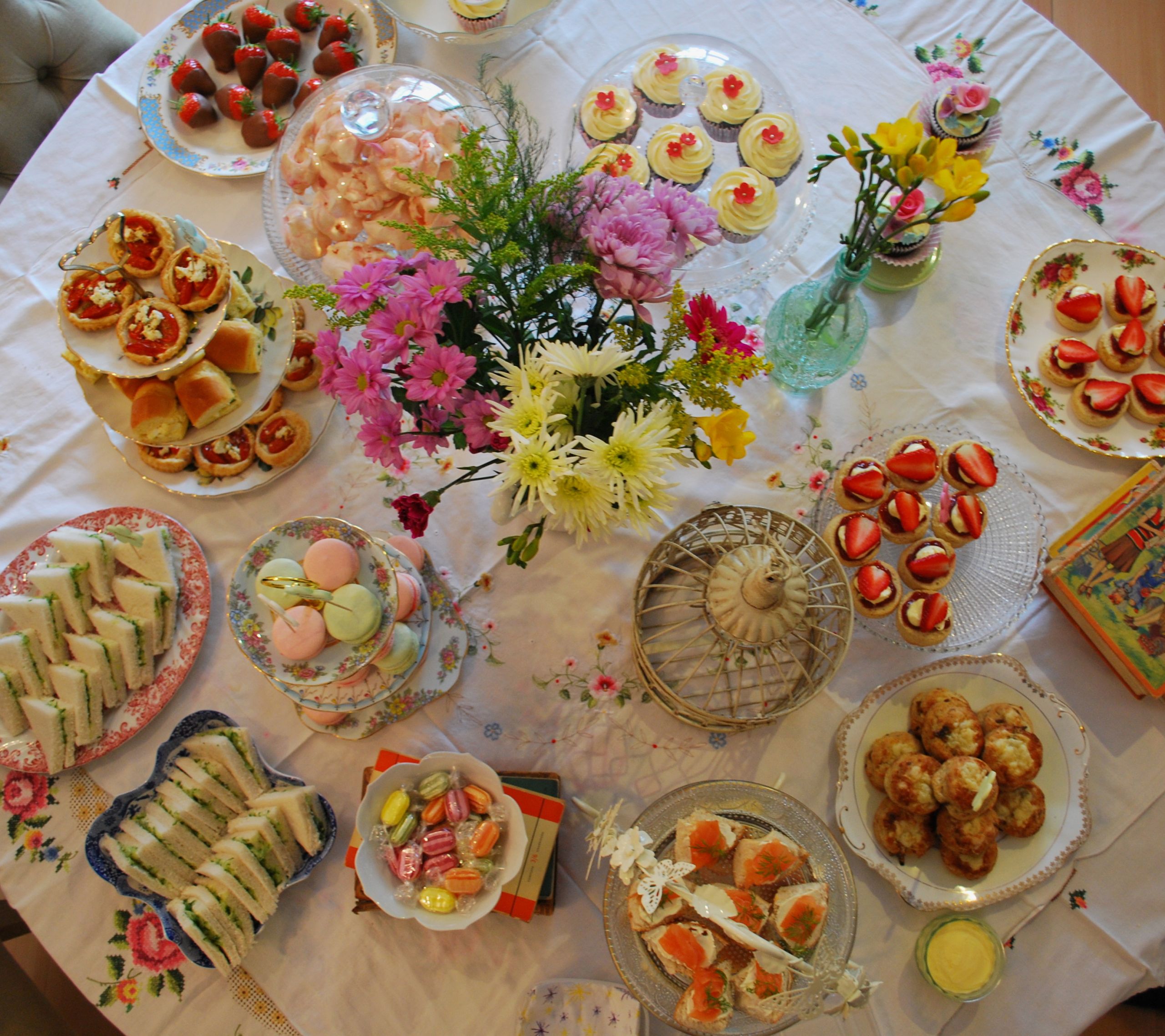 Ideas For Tea Party Food
 A Vintage Tea Party by Rose Apple Bakery