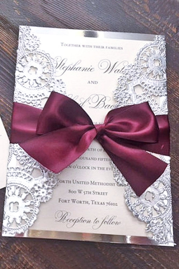 Ideas For Wedding Invitations
 40 Unique And Modest Wedding Invitation Card Ideas