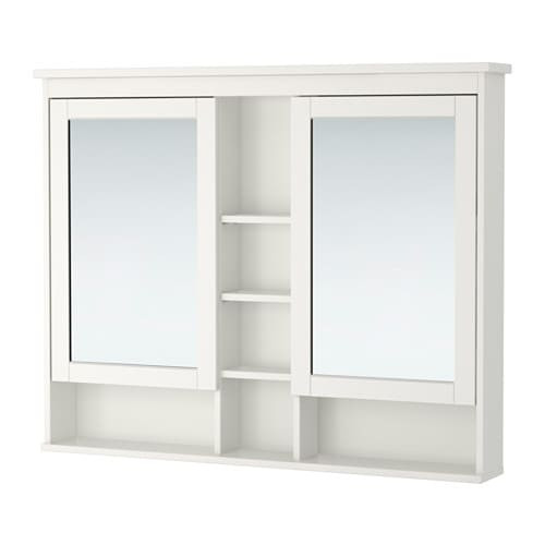 Ikea Bathroom Mirror Cabinet
 HEMNES Mirror cabinet with 2 doors white 47 1 4x38 5 8