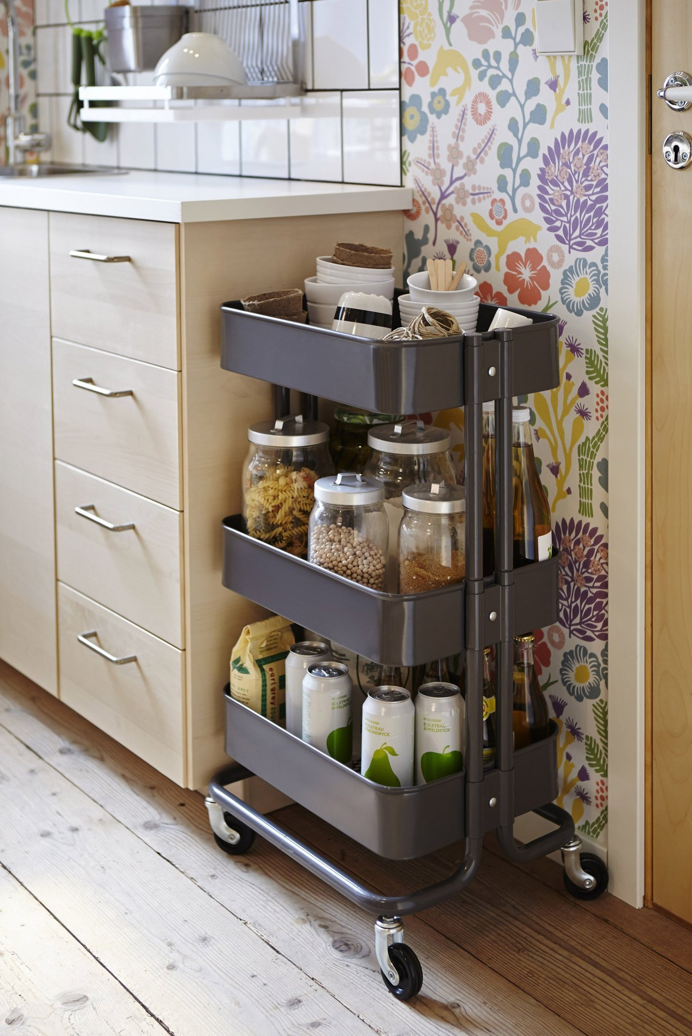 Ikea Kitchen Organization
 60 Smart Ways To Use IKEA Raskog Cart For Home Storage