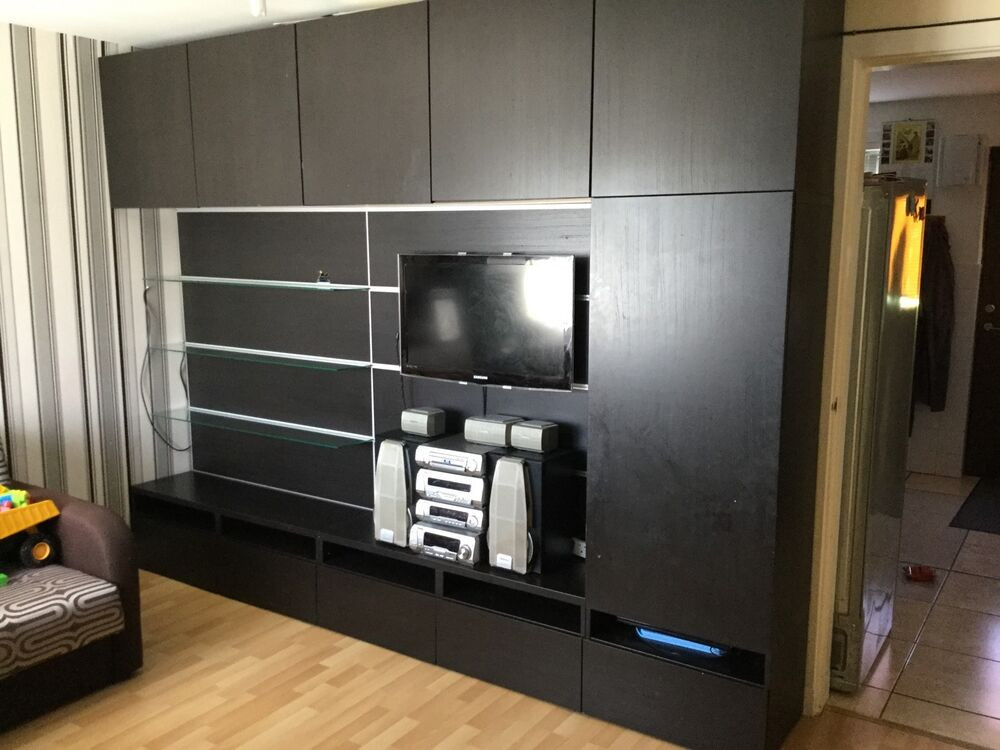 Ikea Wall Units Living Room
 IKEA Wall Unit Furniture Living Room Tv Stand Cabinets