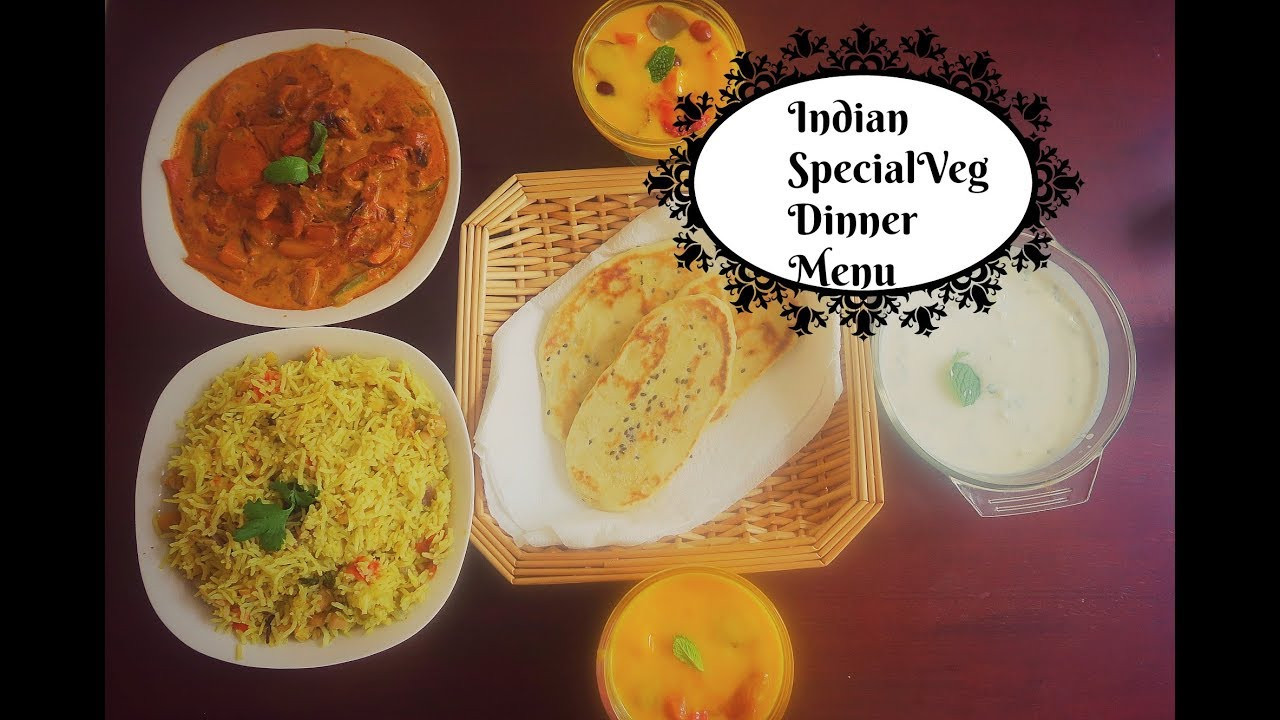 Indian Dinner Menu Ideas
 Indian Dinner menu Guest Dinner menu