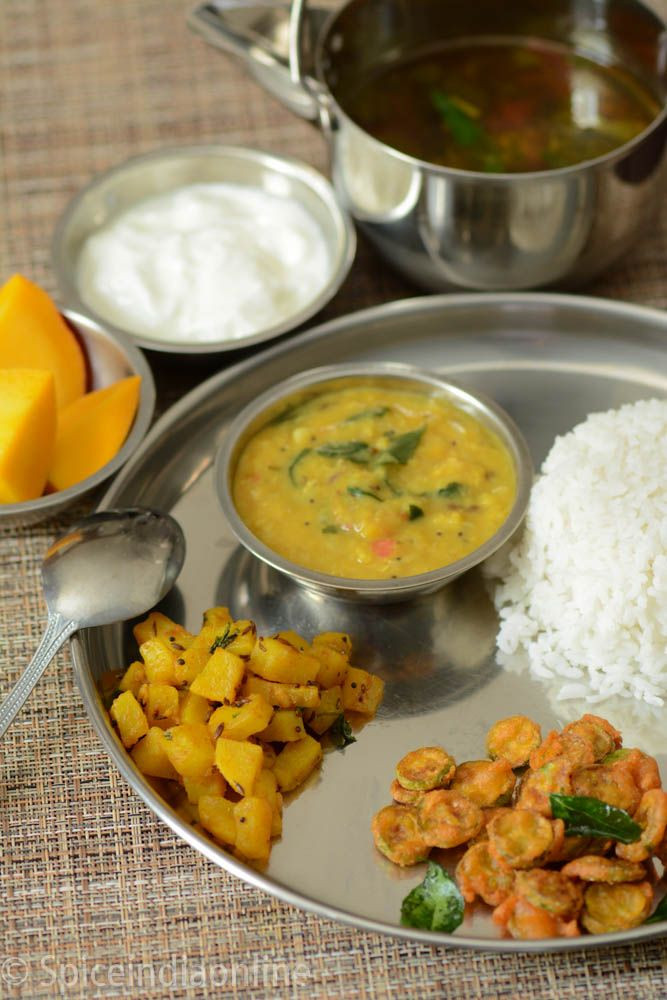 Indian Dinner Menu Ideas
 Lunch Dinner Menu 4 – South Indian Ve arian Lunch Menu