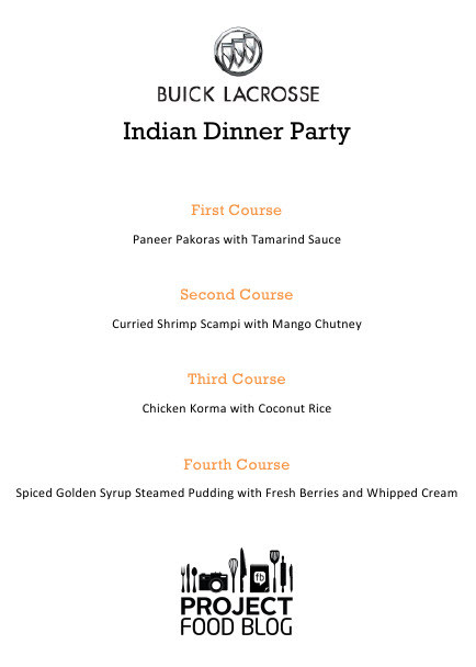 Indian Dinner Menu Ideas
 Indian Dinner Party Evil Shenanigans