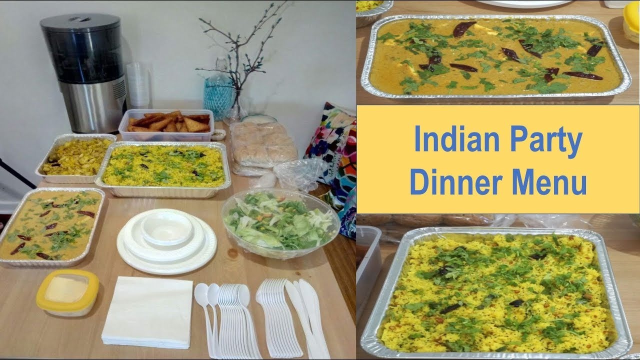 Indian Dinner Menu Ideas
 Indian Dinner Menu for Guests