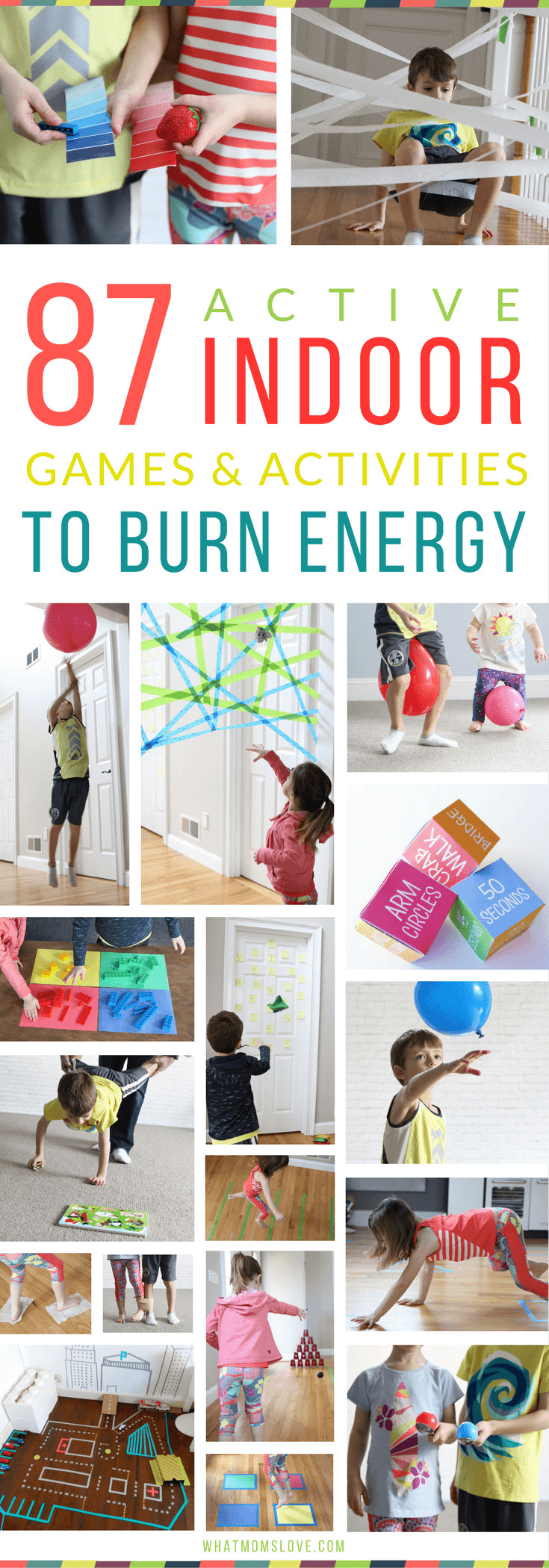 Indoor Active Games For Kids
 87 Energy Busting Indoor Games & Activities For Kids