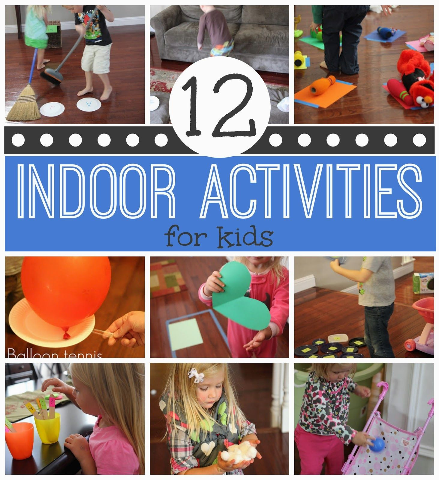 Indoor Active Games For Kids
 12 Active Indoor Activities for Kids