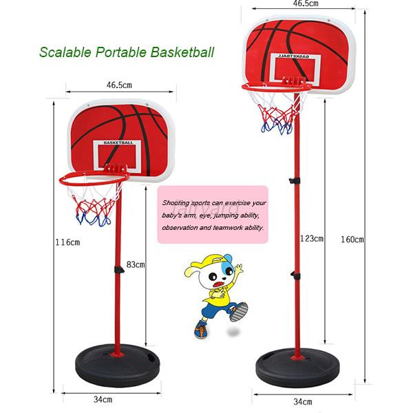 Indoor Basketball Hoop For Kids
 New Kids Adjustable Indoor Outdoor Junior Portable
