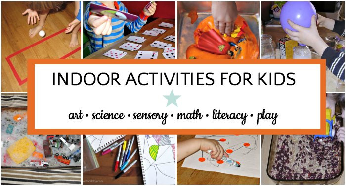 Indoor Kids Activities
 Giant List of Indoor Activities for Kids