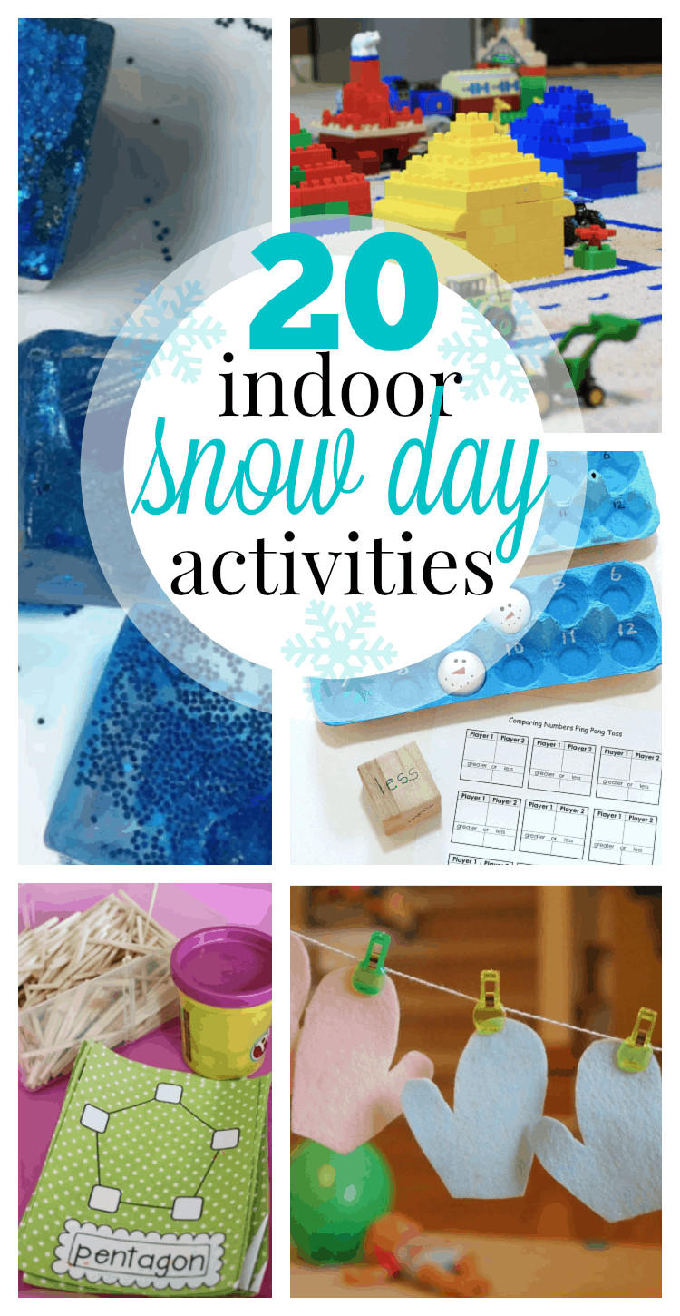 Indoor Kids Activities
 20 Fun Indoor Snow Day Activities I Can Teach My Child