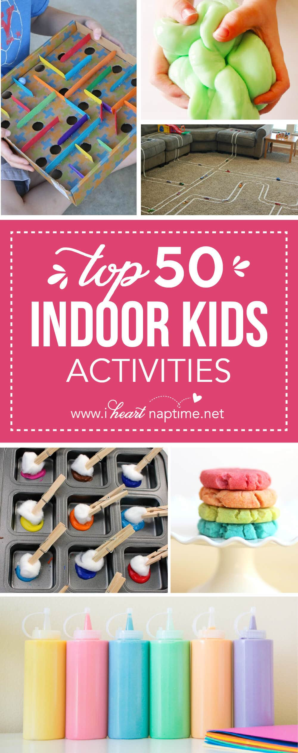 Indoor Kids Activities
 Top 50 Indoor Kids Activities I Heart Nap Time