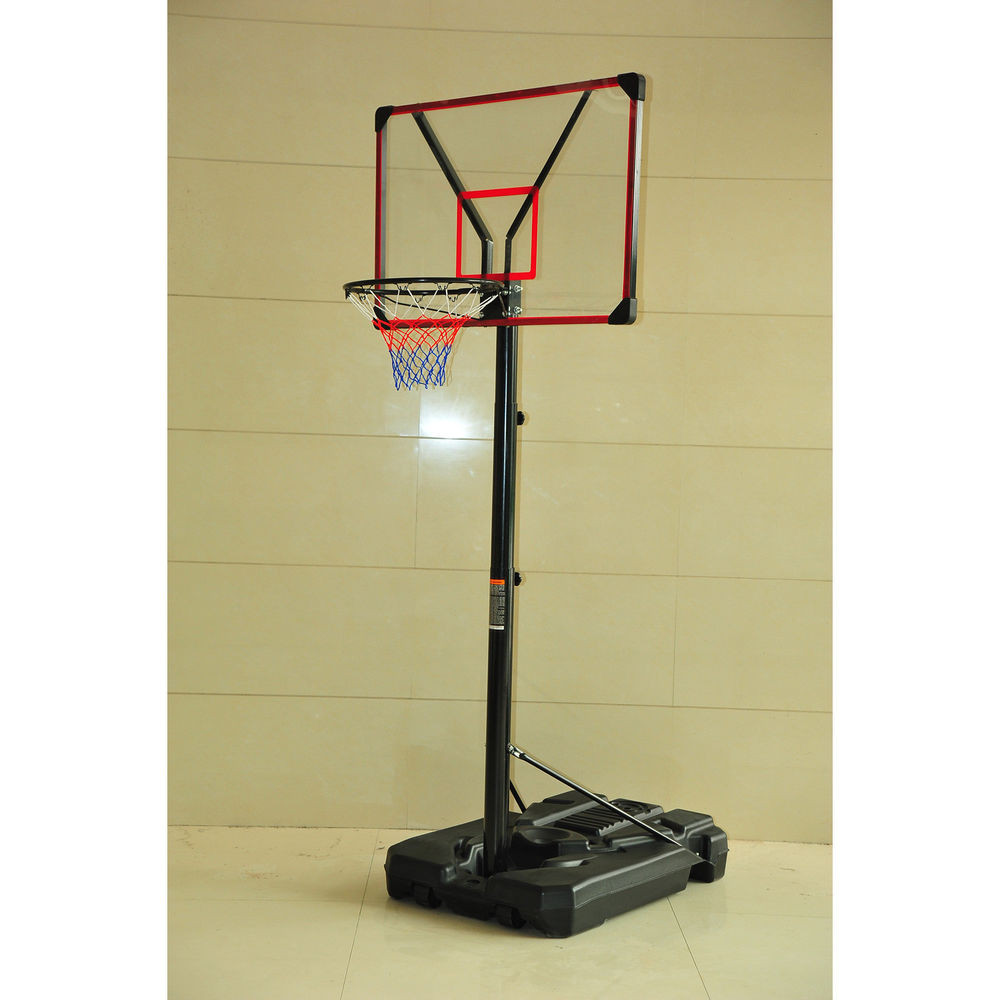 Indoor Kids Basketball Hoops
 Aosom 44"Backboard Mobile Basketball System Hoop Goal Set