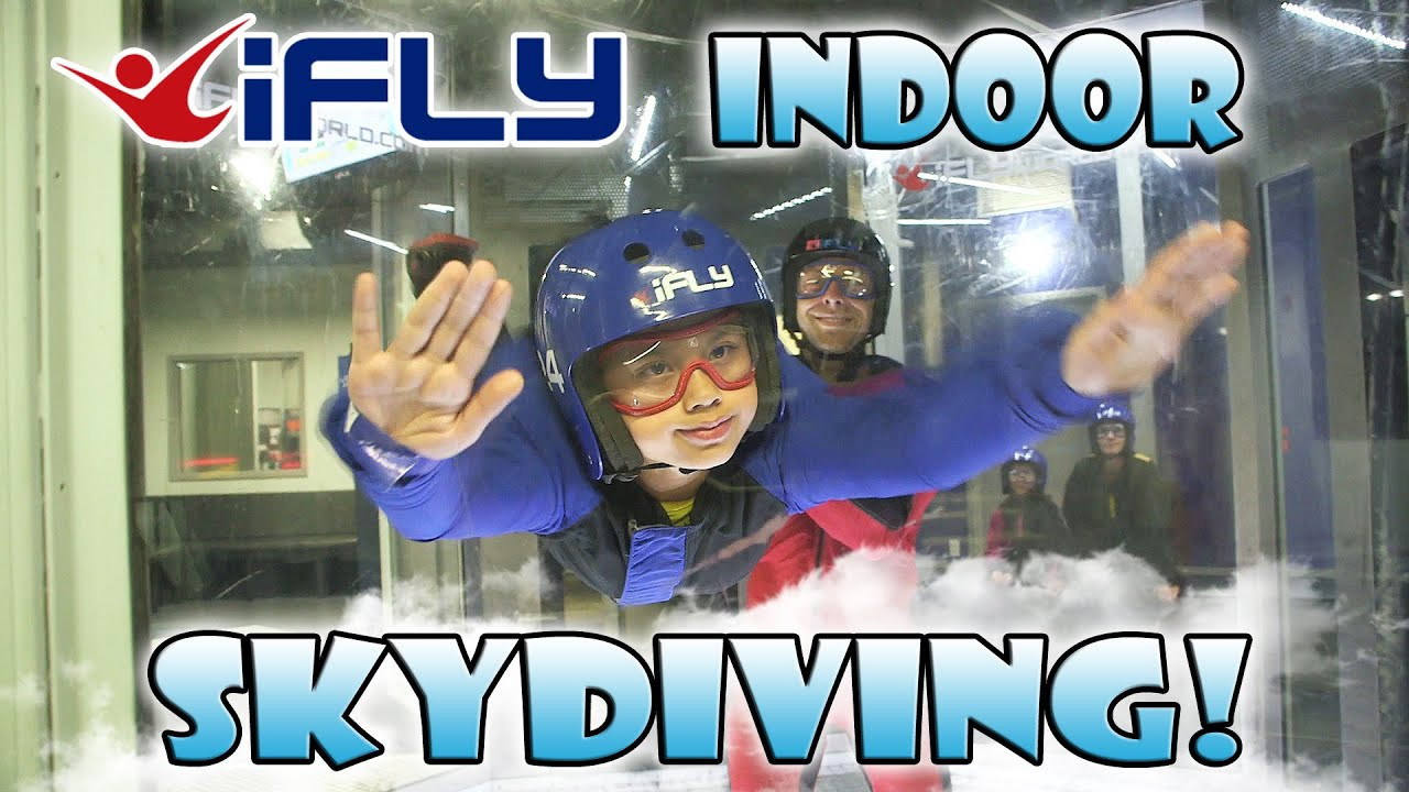 Indoor Skydiving For Kids
 iFLY INDOOR SKYDIVING EvanTubeHD Kids Go Flying