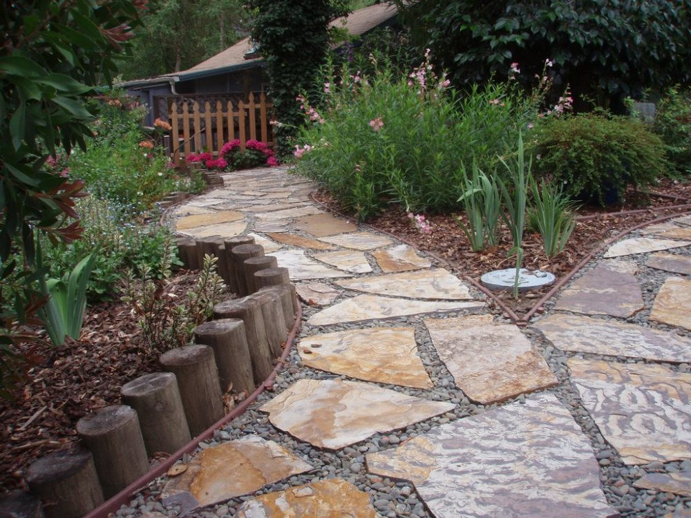 Inexpensive Backyard Ideas
 Connect Your Backyard With Concrete