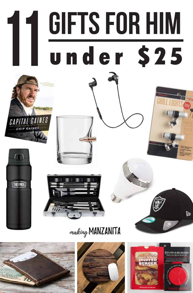 Inexpensive Gift Ideas For Boyfriend
 11 Gifts For Him Under $25 Making Manzanita