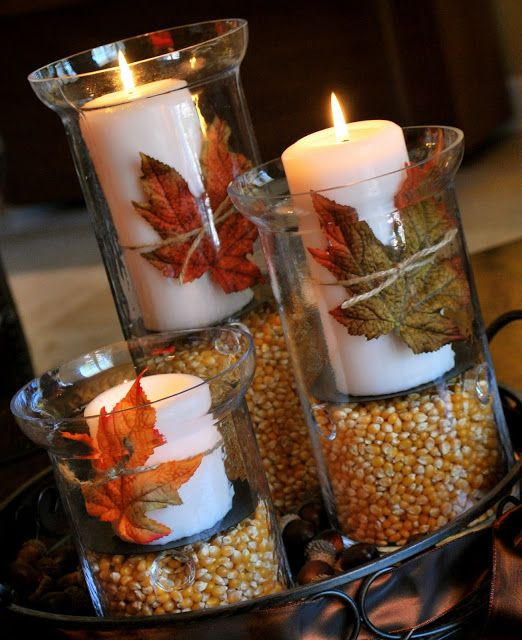 Inexpensive Thanksgiving Table Decorations
 20 Easy Thanksgiving Decorations for Your Home