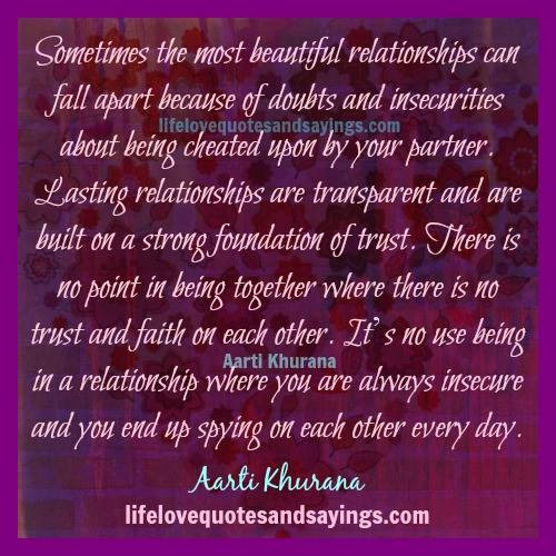 Insecure Relationships Quotes
 Quotes About Being Insecure In A Relationship QuotesGram