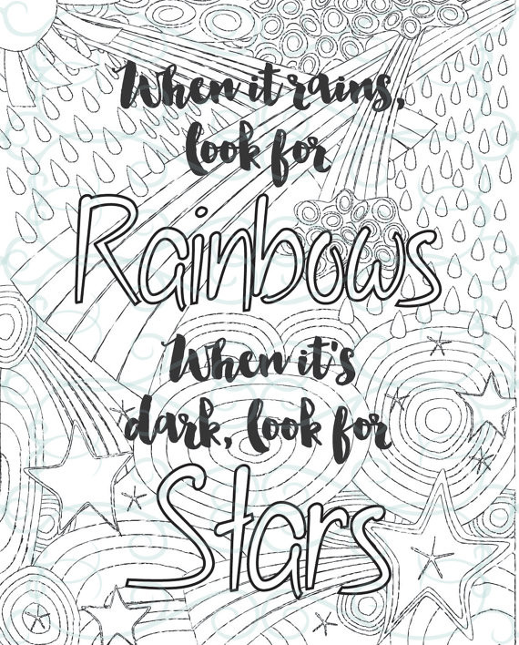 Inspirational Coloring Pages For Kids
 Adult Inspirational Coloring Page printable 02 Look for