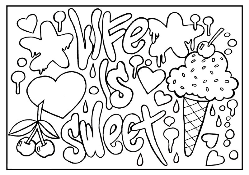 Inspirational Coloring Pages For Kids
 Inspirational Quotes Coloring Pages For Adults