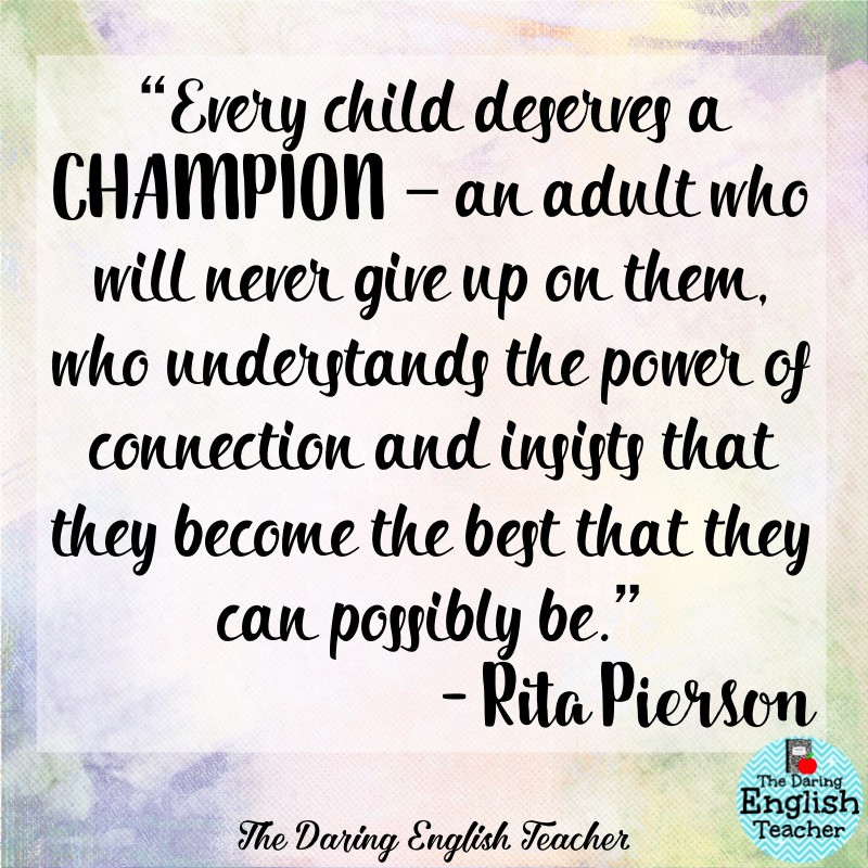 Inspirational Quotes About Teachers
 The Daring English Teacher Inspirational Teacher Quotes