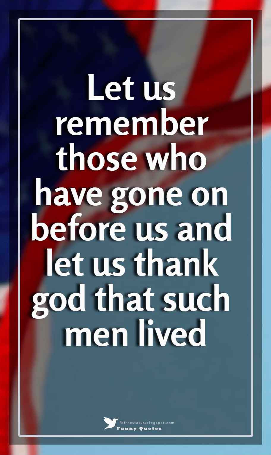 Inspirational Quotes For Memorial Day
 Memorial Day Thank You Quotes & Sayings