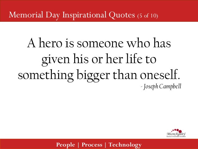 Inspirational Quotes For Memorial Day
 Memorial Day Inspirational Quotes