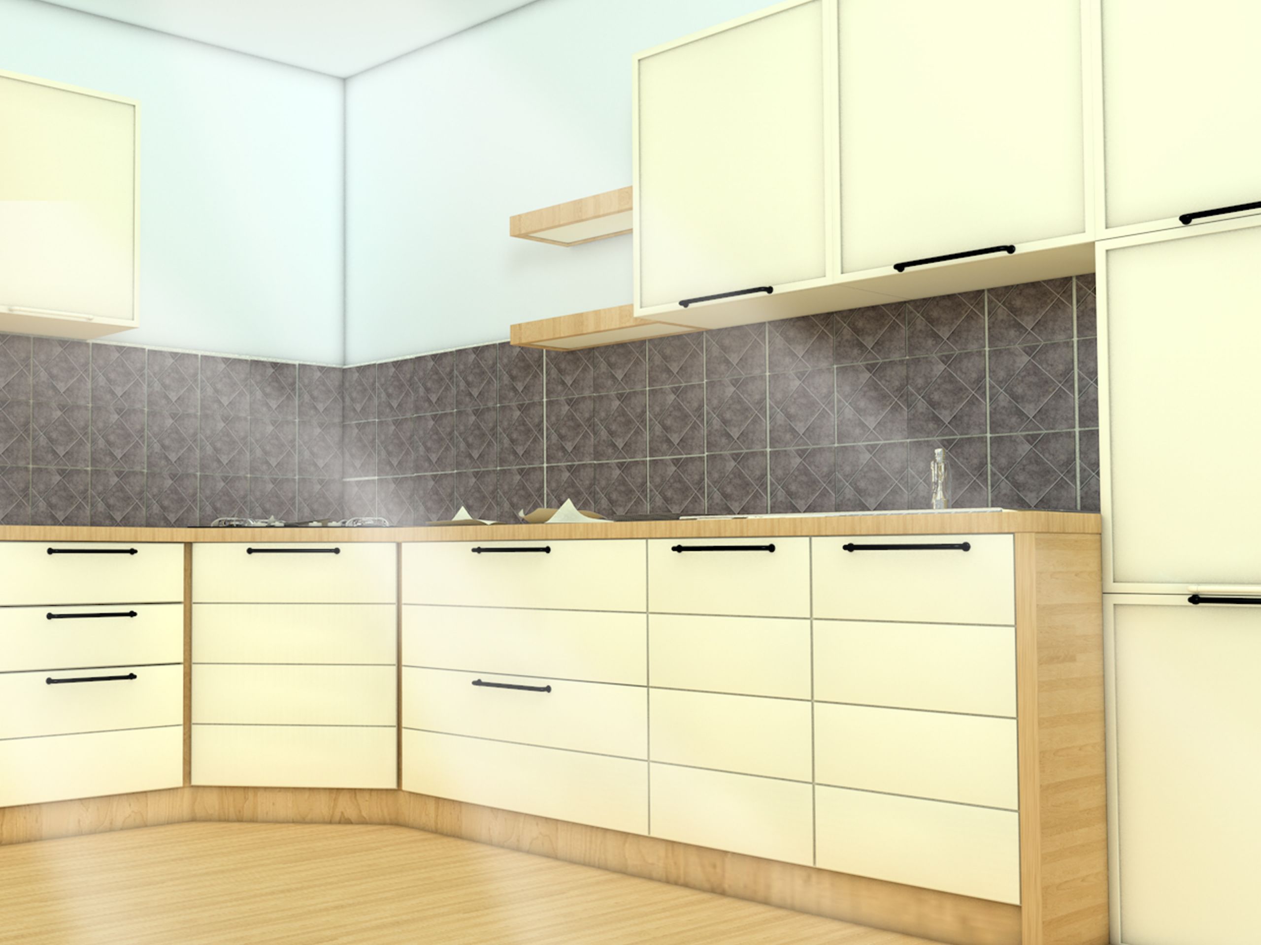 Install Backsplash Tile In Kitchen
 How to Install a Kitchen Backsplash with wikiHow