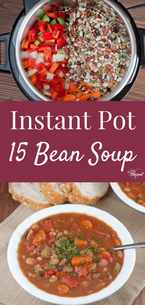 Instant Pot Bean Soup Recipes
 Instant Pot 15 Bean Soup Recipe