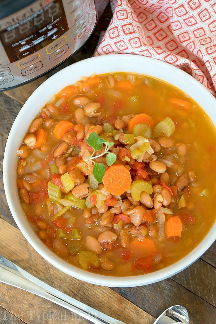 Instant Pot Bean Soup Recipes
 Instant Pot Pinto Bean Soup · The Typical Mom