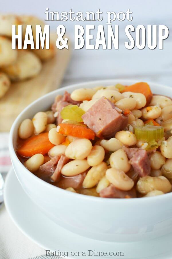 Instant Pot Bean Soup Recipes
 Ham and Bean Soup Instant Pot Recipe Quick & Easy in the