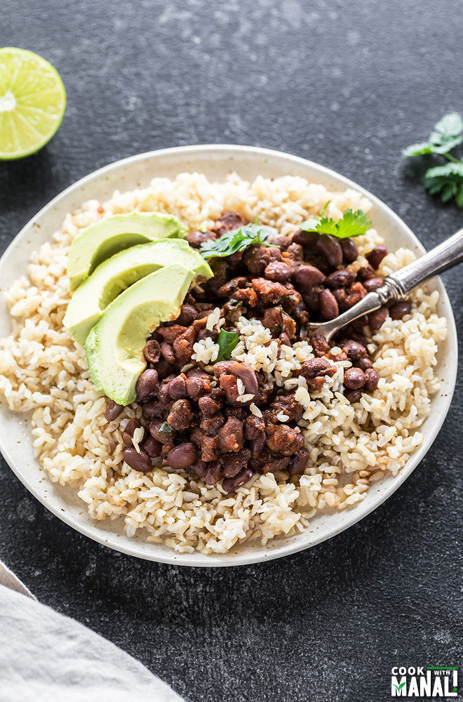 Instant Pot Black Beans And Rice
 Instant Pot Beans & Brown Rice Cook With Manali