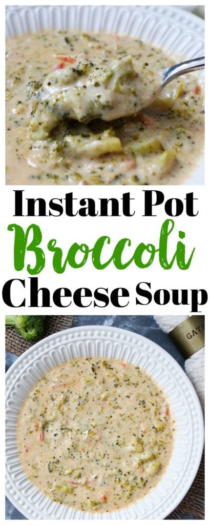 Instant Pot Broccoli Cheddar Soup
 Instant Pot Broccoli Cheese Soup Happy Healthy Mama