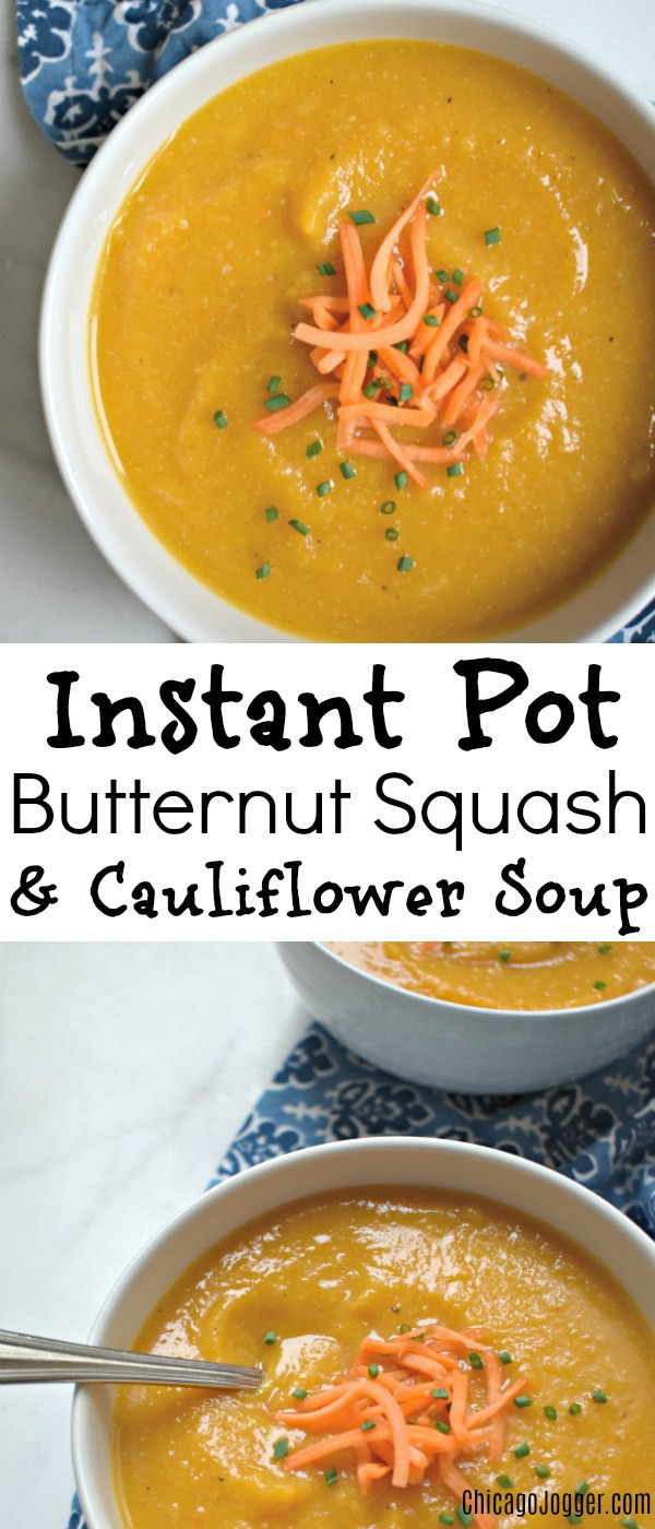 Instant Pot Butternut Squash Recipes
 Instant Pot Butternut Squash and Cauliflower Soup