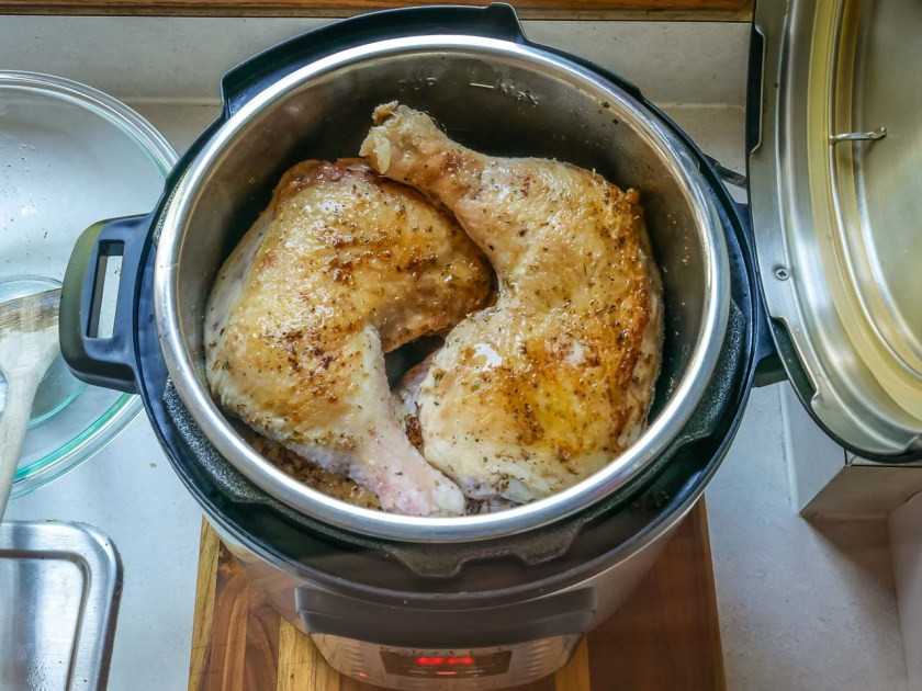 Instant Pot Chicken Quarters Recipes
 Pressure Cooker Chicken Legs with Herb Rub DadCooksDinner