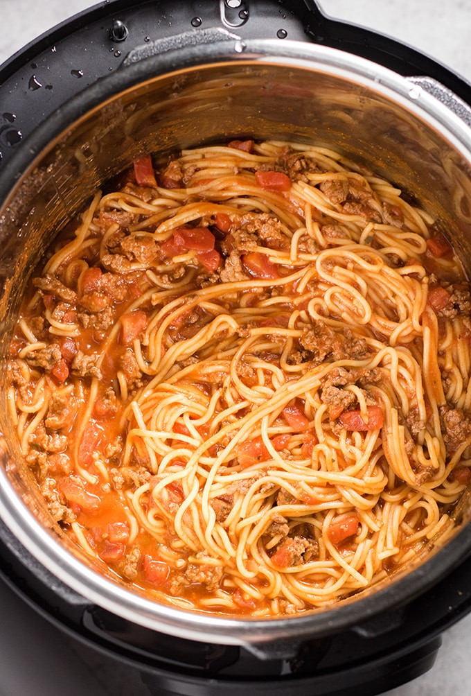 Instant Pot Chicken Spaghetti
 Instant Pot Spaghetti The Salty Marshmallow