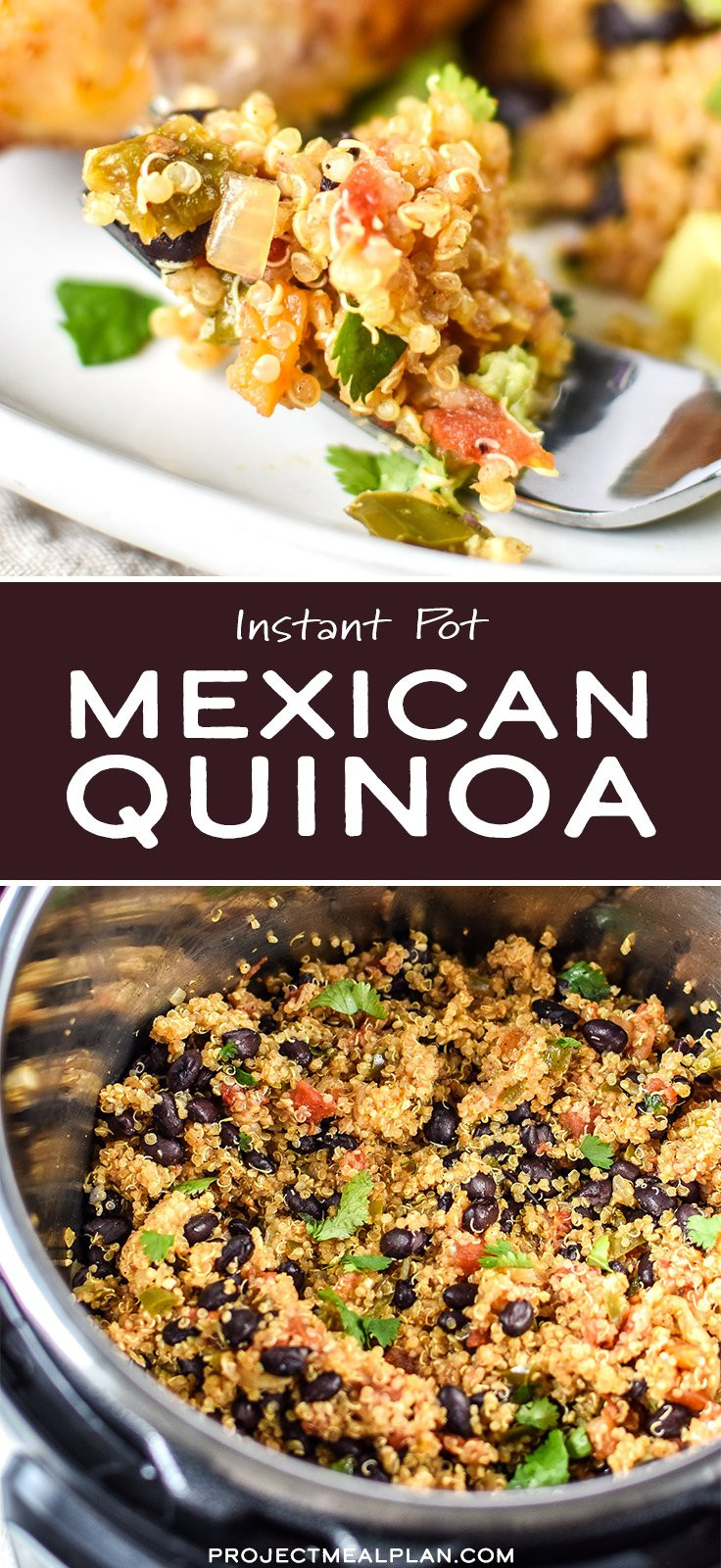 Instant Pot Mexican Quinoa
 Instant Pot Mexican Quinoa Project Meal Plan
