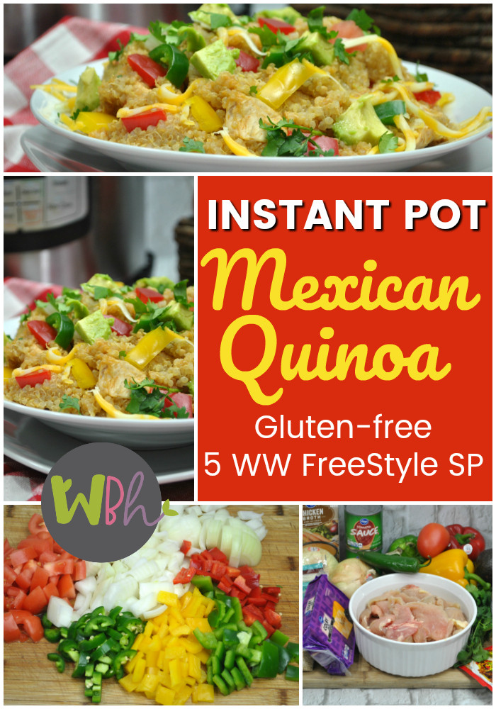 Instant Pot Mexican Quinoa
 Weight Watchers Freestyle Instant Pot Mexican Quinoa