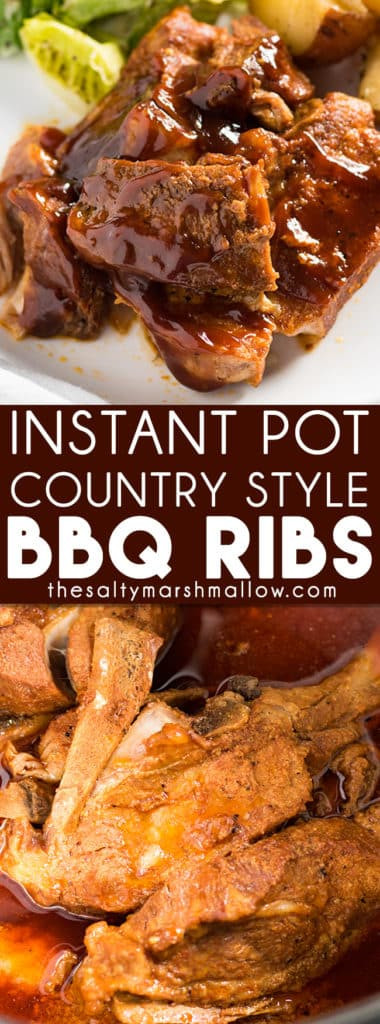 Instant Pot Pork Ribs
 Instant Pot Country Style Ribs The Salty Marshmallow