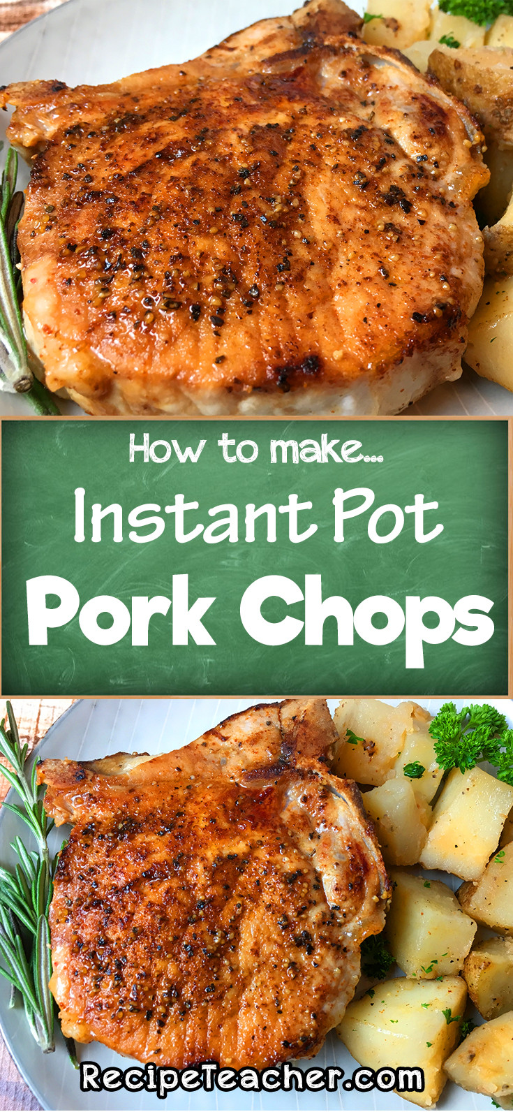 Instant Pot Recipe For Pork Chops
 Instant Pot Pork Chops RecipeTeacher