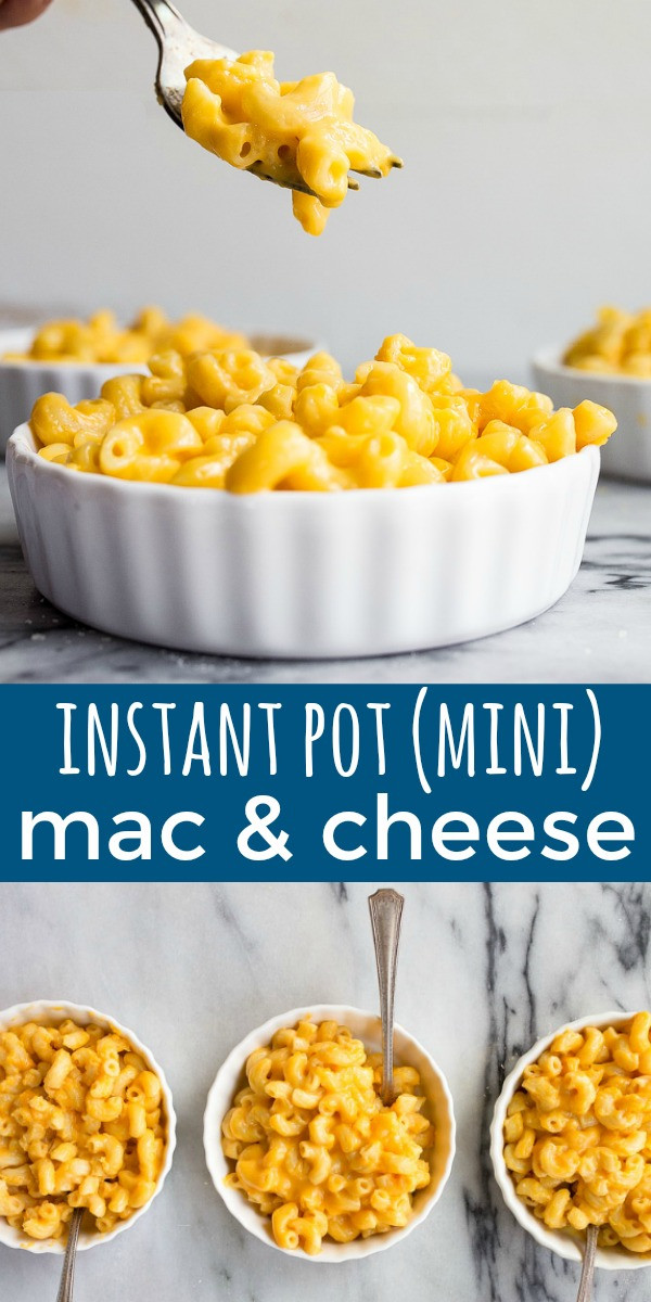 Instant Pot Recipes Mac And Cheese
 Instant Pot Mac and Cheese small batch