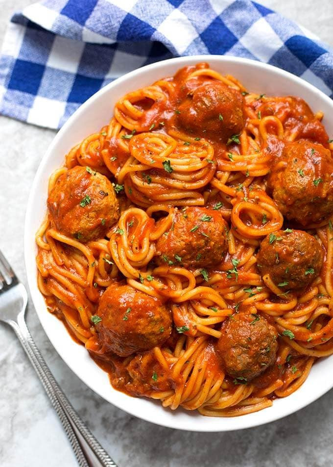 Instant Pot Spaghetti And Frozen Meatballs
 Instant Pot Spaghetti and Meatballs