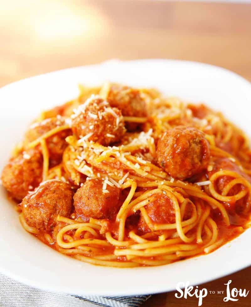 Instant Pot Spaghetti And Frozen Meatballs
 Easy Pressure Cooker Spaghetti and Meatballs Recipe