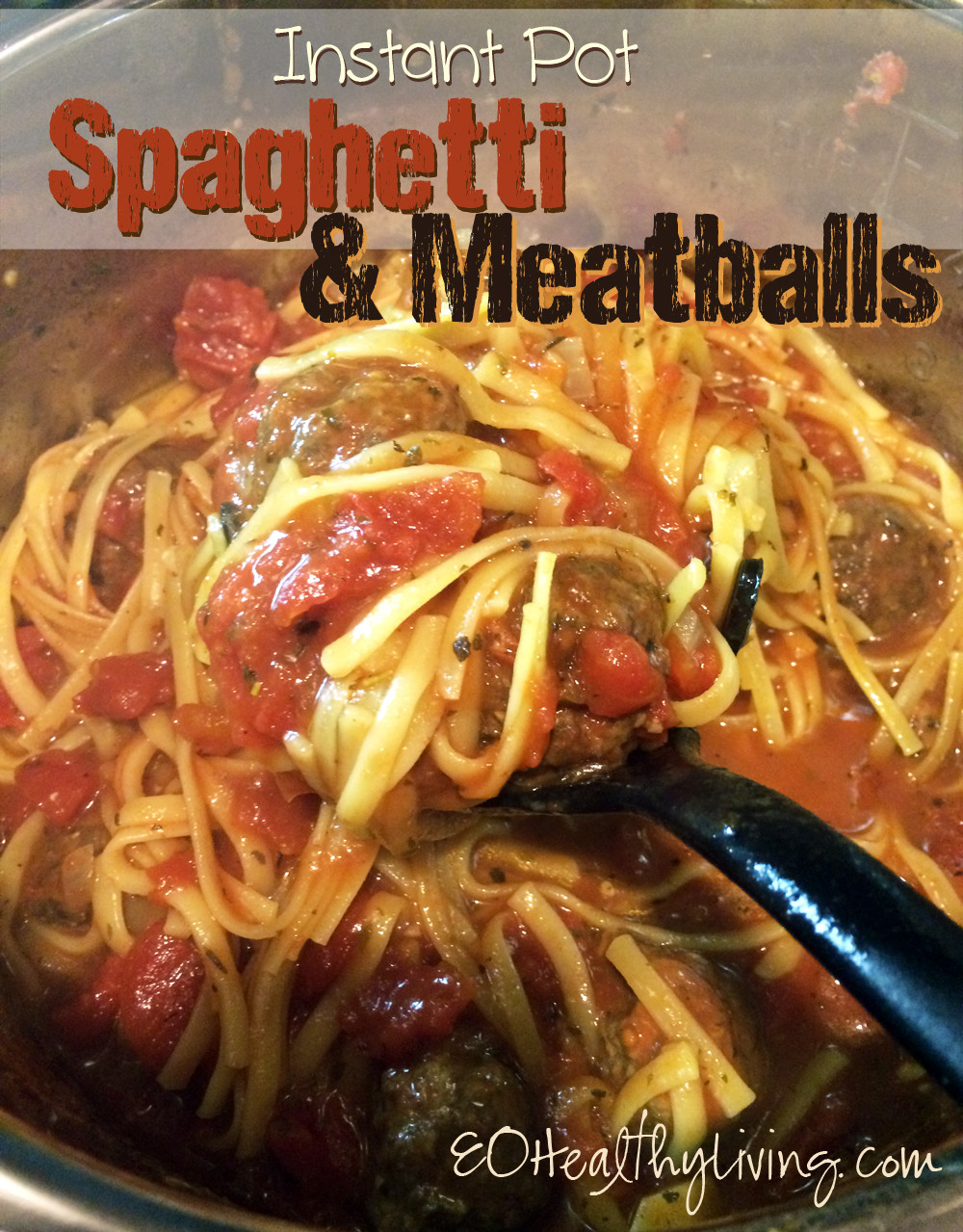 Instant Pot Spaghetti And Frozen Meatballs
 Essential Healthy Living e Pot Pressure Cooker