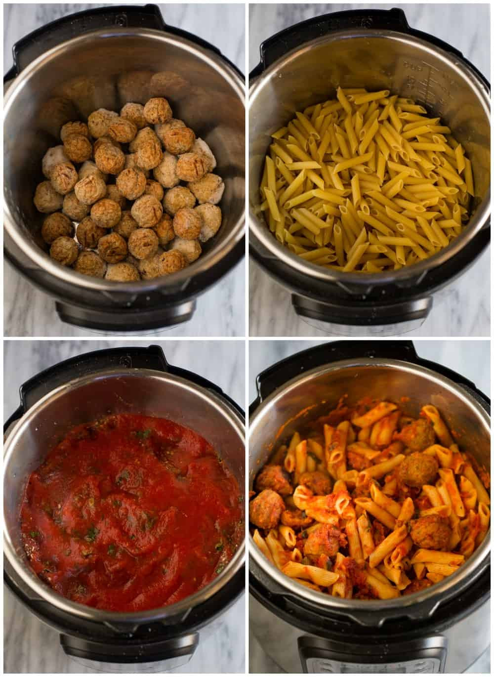 Instant Pot Spaghetti And Frozen Meatballs
 Instant Pot Pasta with Meatballs