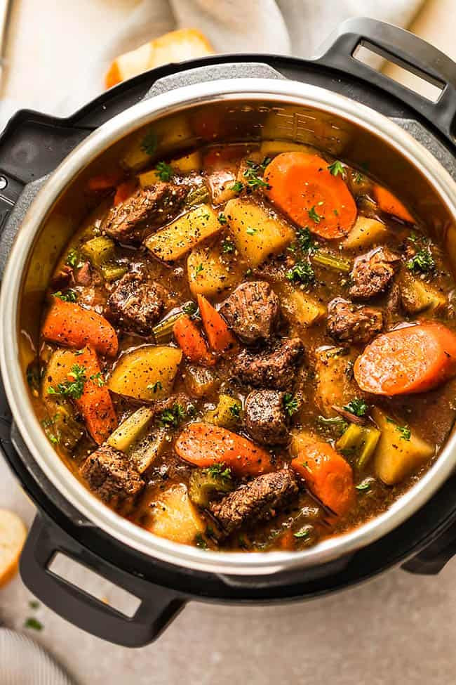 Instant Pot Stew Meat Recipes
 Easy Instant Pot Beef Stew Recipe