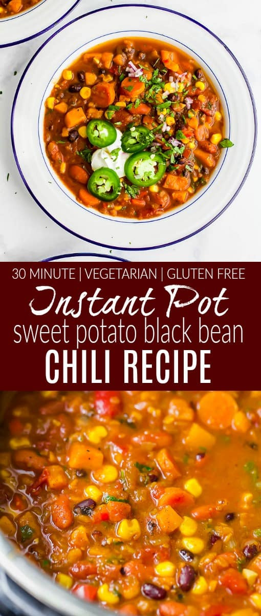 Instant Pot Sweet Potato
 Instant Pot Sweet Potato Black Bean Chili