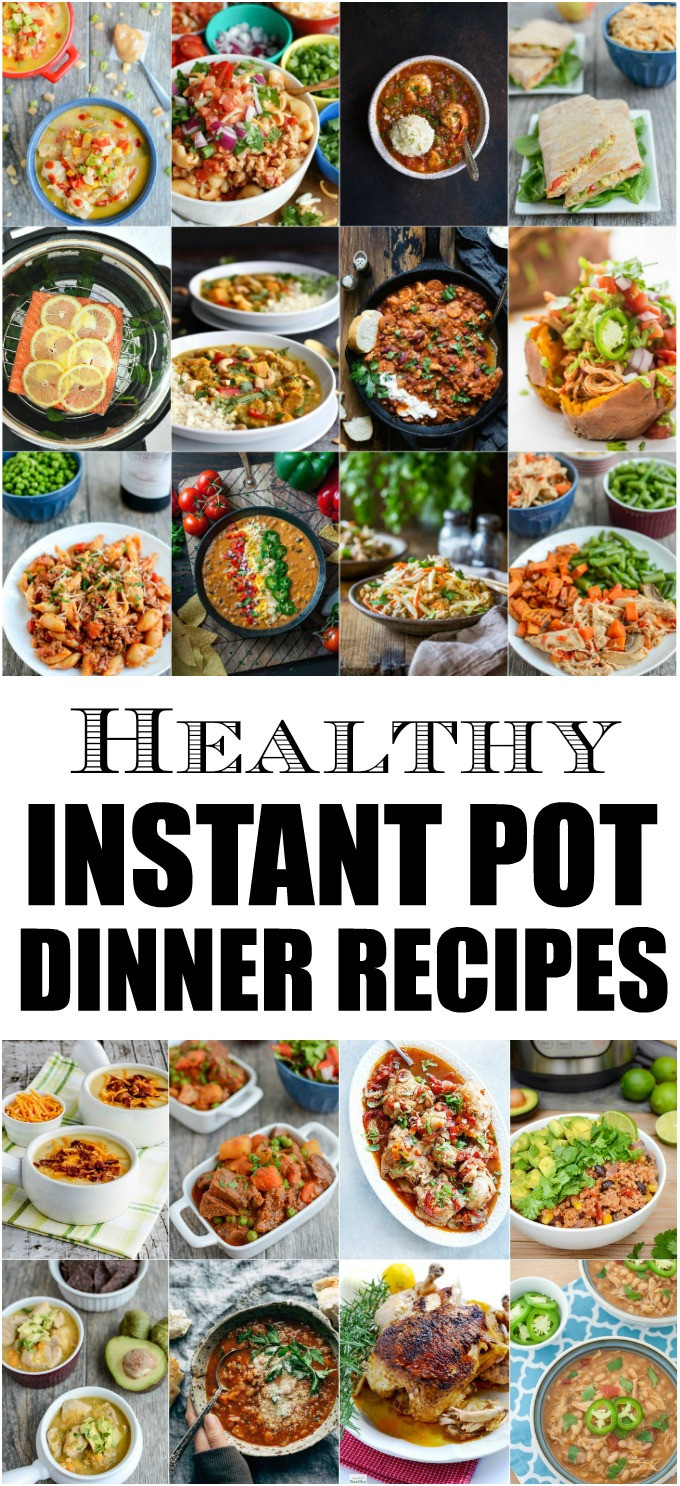 Instant Vegetarian Dinner Recipes
 Healthy Instant Pot Dinner Recipes