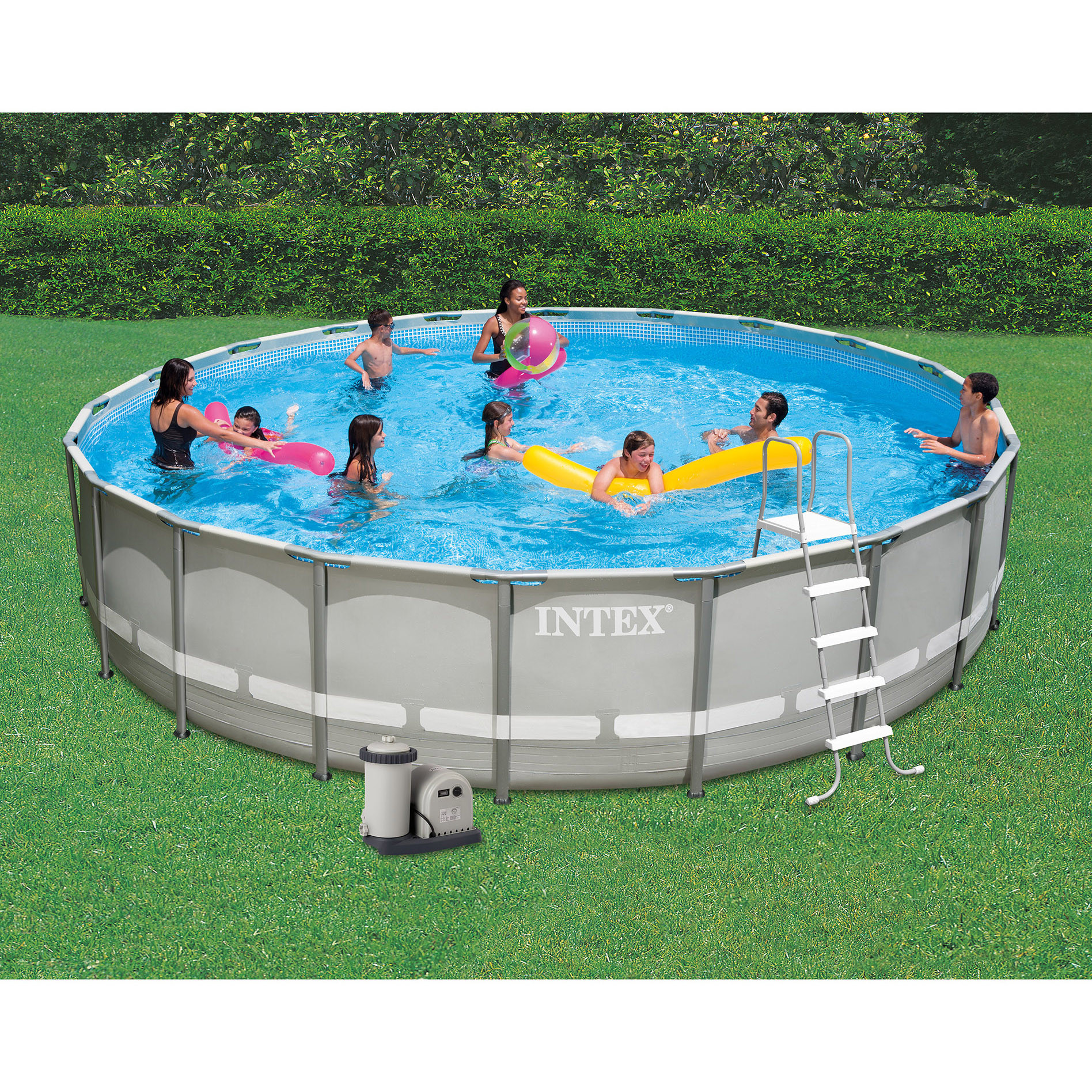 Intex Above Ground Pool
 Intex 24 x 52" Ultra Frame Ground Swimming Pool Set