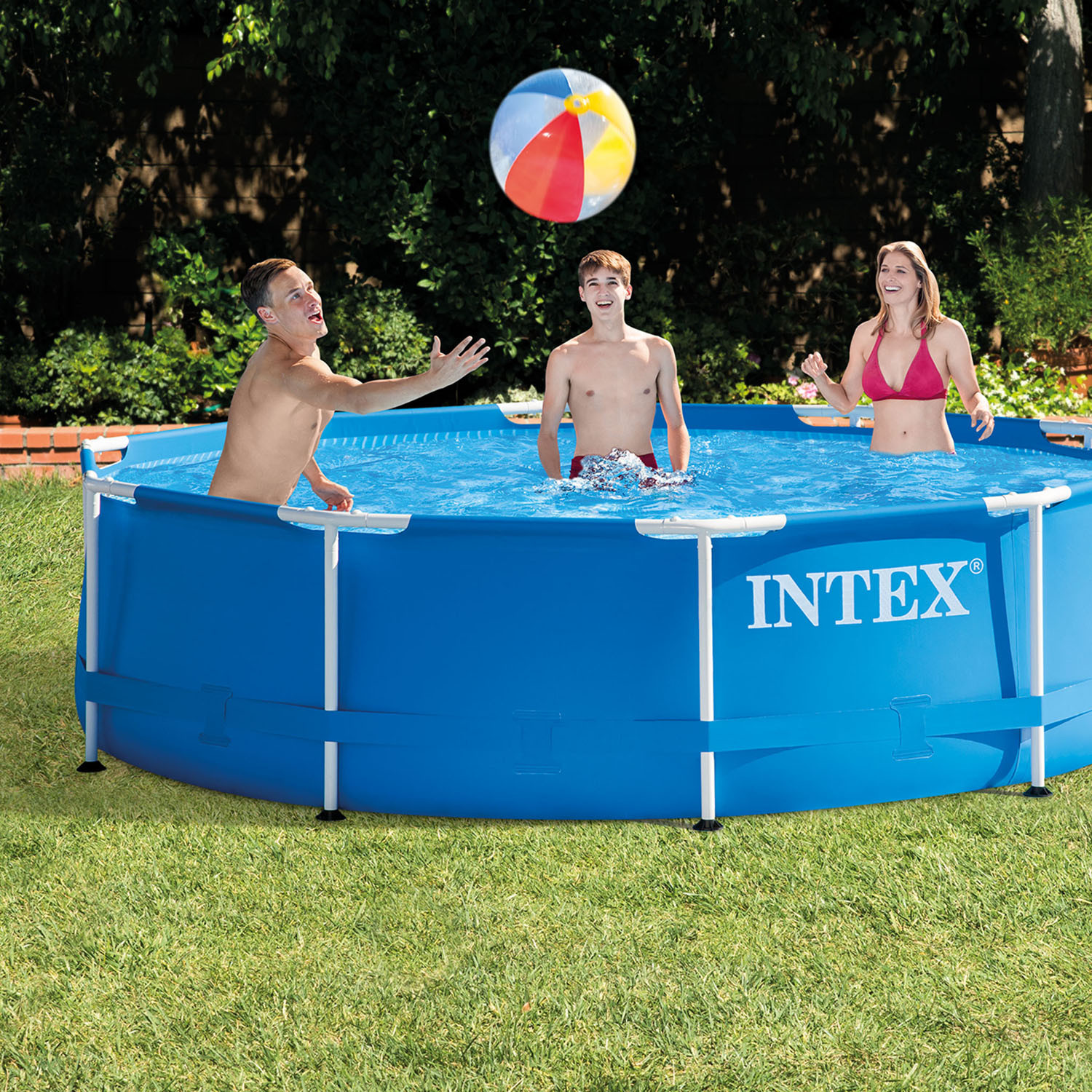 Intex Above Ground Pool
 Intex 10 x 30" Metal Frame Swimming Pool Set with Filter